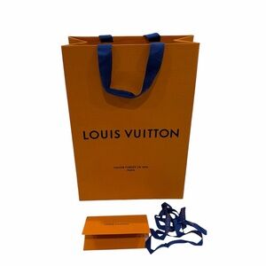 Louis Vuitton Shopping Bag with Ribbon and Card